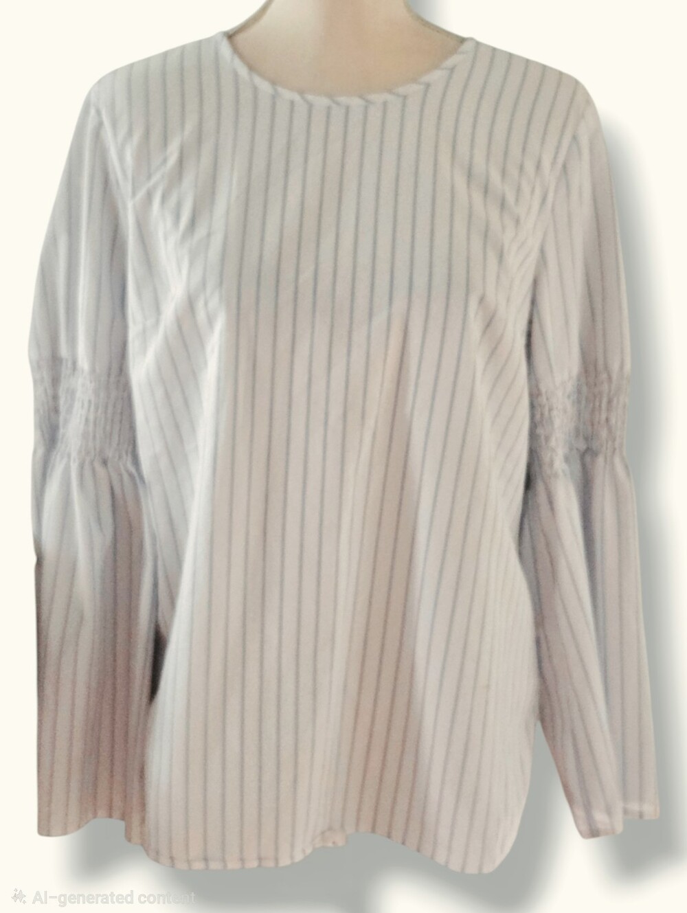 MICHAEL Michael Kors Smocked-Sleeve Top